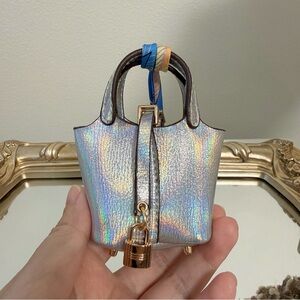 Holographic Mini Bag Charm
